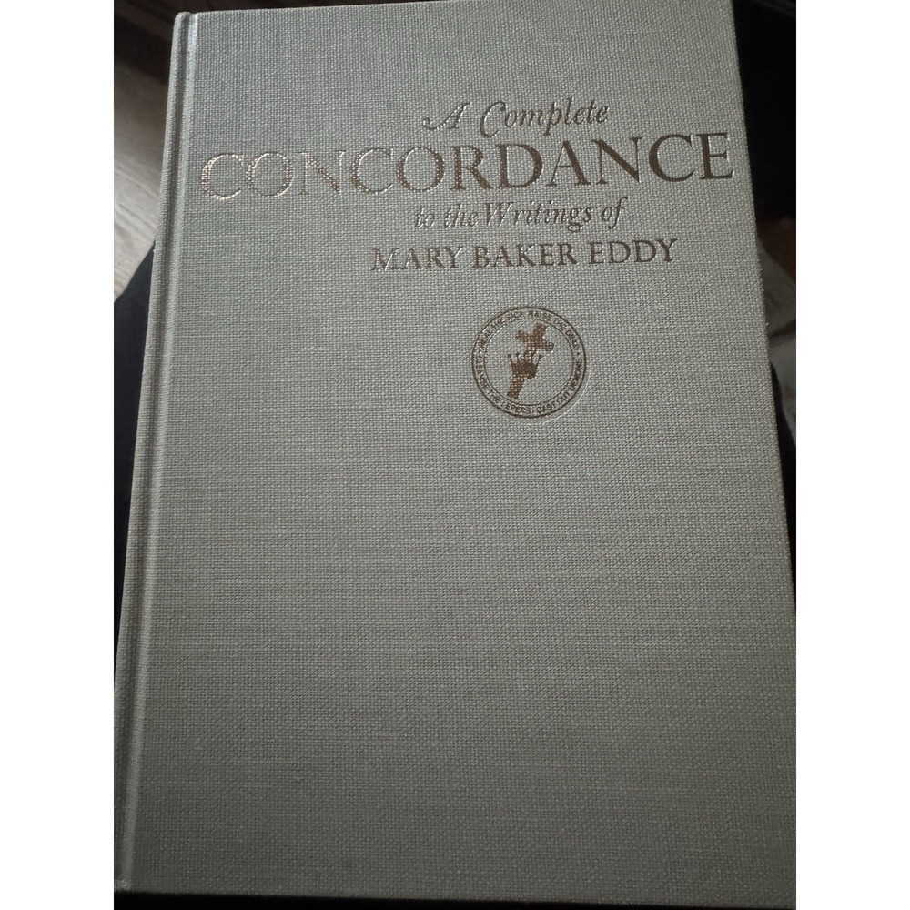 1961 Complete Concordance Science and Health Mary Baker Eddy Book Hardcover